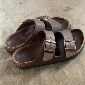 Brown Birkenstock’s
